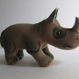 Vintage Steiff Rhino - Etsy