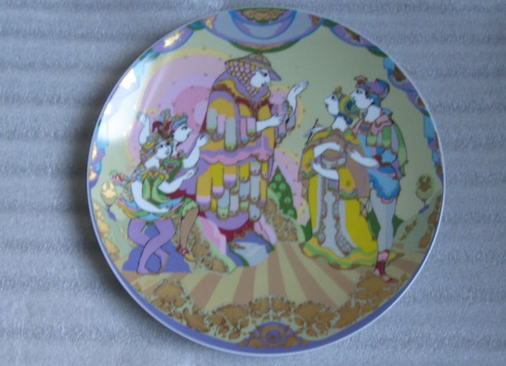 ローゼンタール　モーツァルトイヤー記念　魔笛　飾り皿　陶磁器プレート 絵皿 ローゼンタール モーツァルトイヤー記念 魔笛 飾り皿 陶磁器プレート
