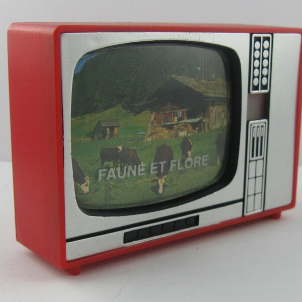 10% OFF. Plastiskop, Plastikop, Gucki: Faune et Flore (fauna and flora). Made in Spain. Probably 50s. Vintage