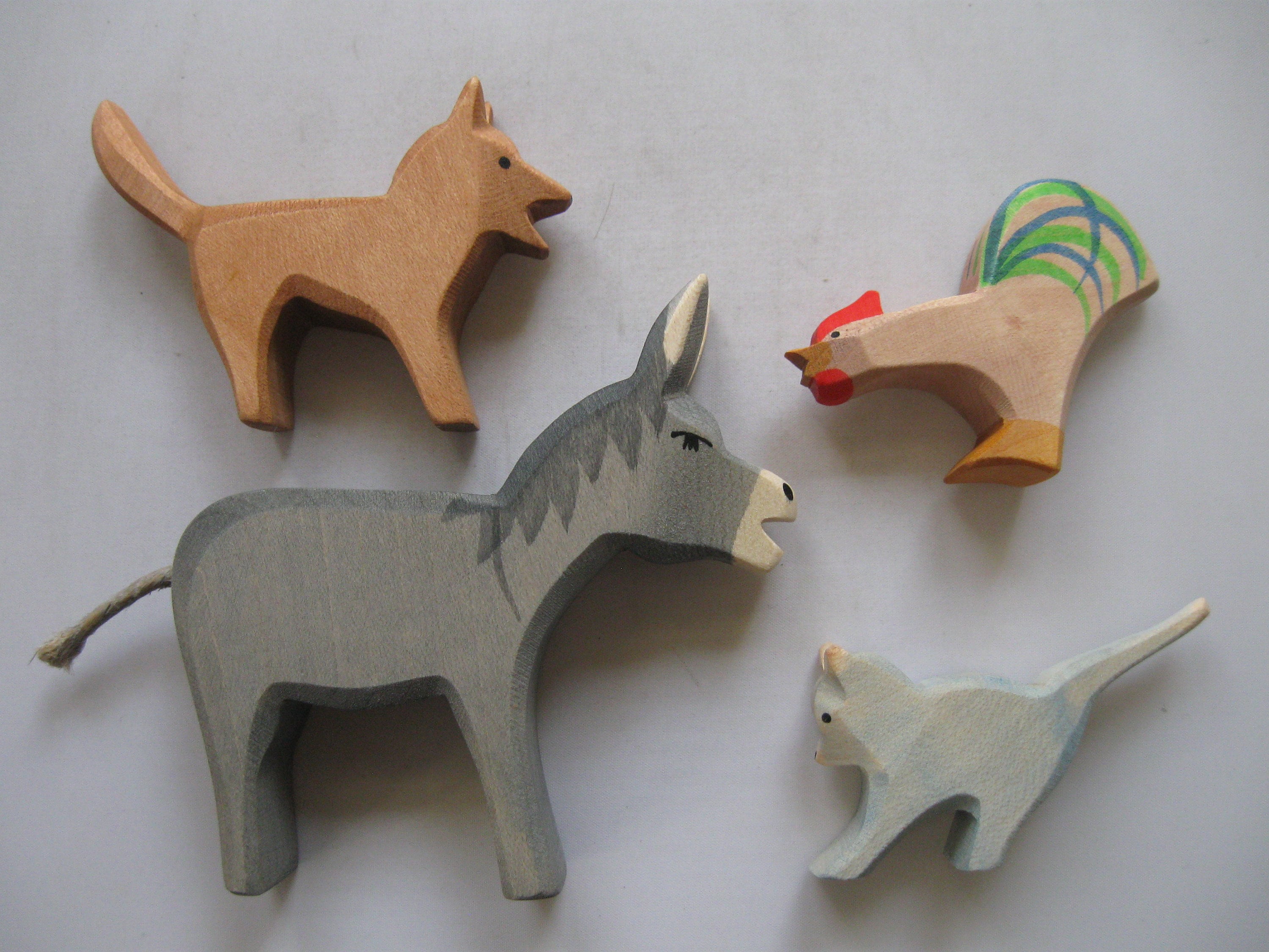 Old Model. Ostheimer Wooden Figures / Wooden Animals. Bremen