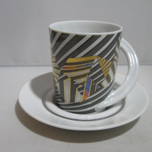 Rosenthal Espresso-Mokka-Tasse Zauberflöte Sarastro mit Untertasse, 100 ml