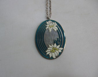 CHARLES THOMAE 925 Sterling Silver Vintage Enamel Larchmont Charm