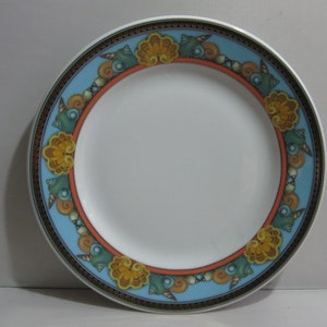 Rosenthal Alemania VERSACE "Les Trésors de la Mer". Servicio de hotel y restaurante. Plato pequeño de porcelana. Ø aprox. 17,5 cm. VINTAGE