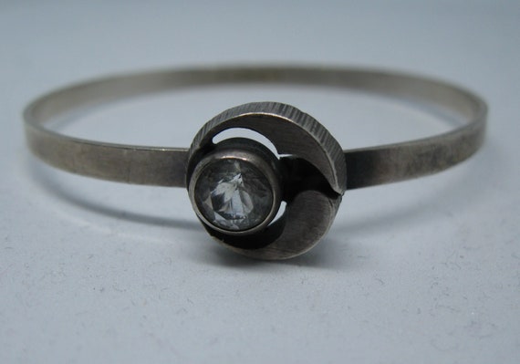 Karl Laine (sten & Laine) Designer Bangle. Sterling Silver Karl Laine (sten & Laine) Designer Bangle. Sterling Silver
