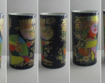 ドイツのローゼンタール・スタジオライン「千夜一夜物語」。磁器の花瓶