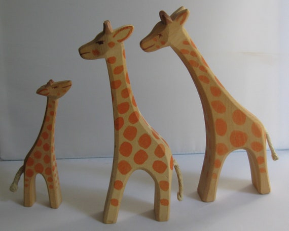 wood animal figures