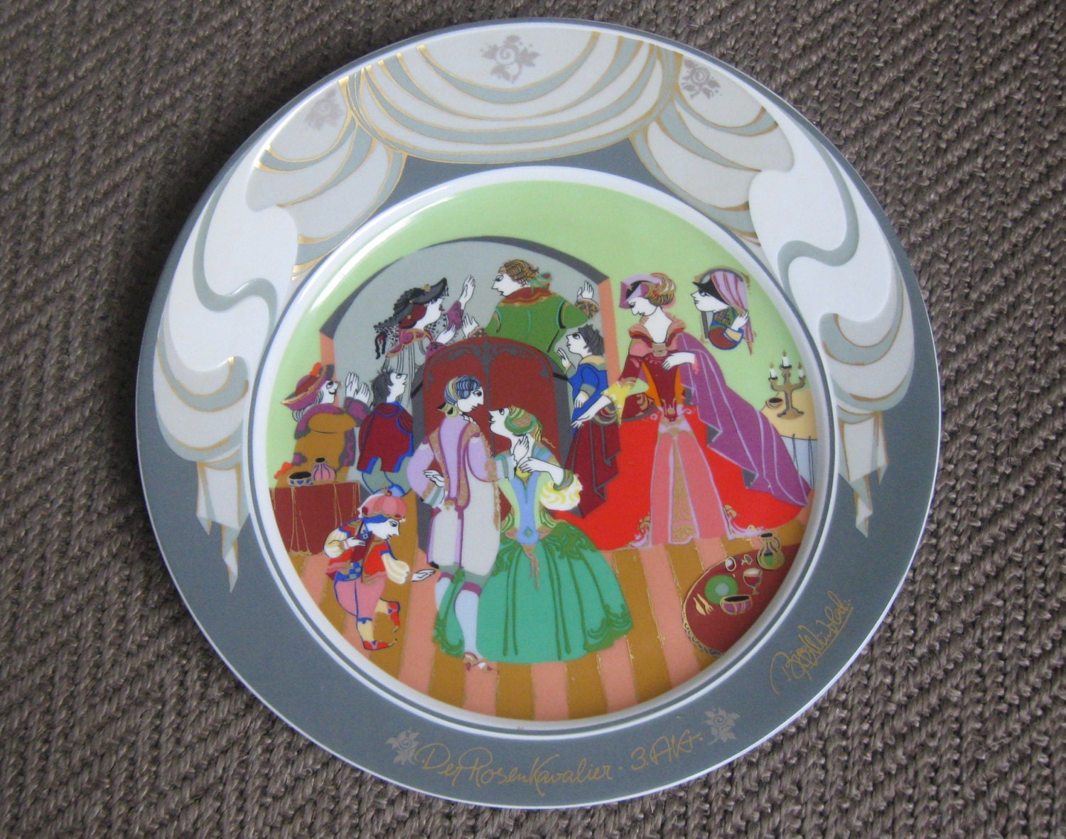 Rosenkavalier Plate - Etsy Rosenkavalier Plate - Etsy