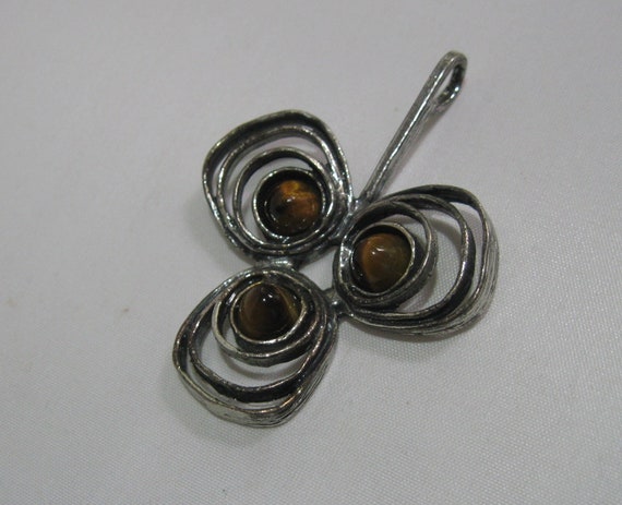 Tiger eye pendant. Original ENGLA designer jewelr… - image 4