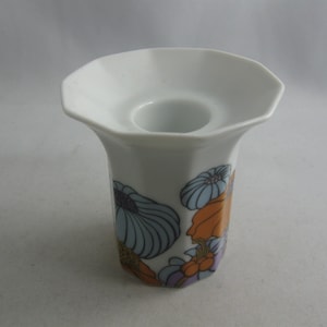 ROSENTHAL Germany studio-linie. Small candle holder. Form polygon. Design Tapio Wirkkala. Decor Patras. 1960s / 70s. Pop Art decor. VINTAGE