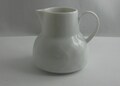Rosenthal Germany. Lotus, white leaf. Small creamer from white glazed porcelain. Height about 8 cm. Design Bjorn Wiinblad. VINTAGE