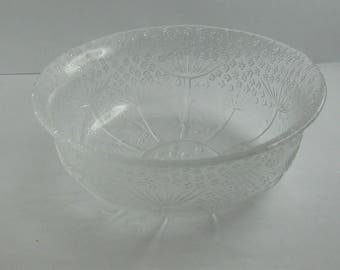5/ Rosenthal studio-linie Germany. Lead crystal series “Blütenregen” by Nanny Still McKinney, Finland. Glass bowl. ∅ approx. 14 cm. Vintage