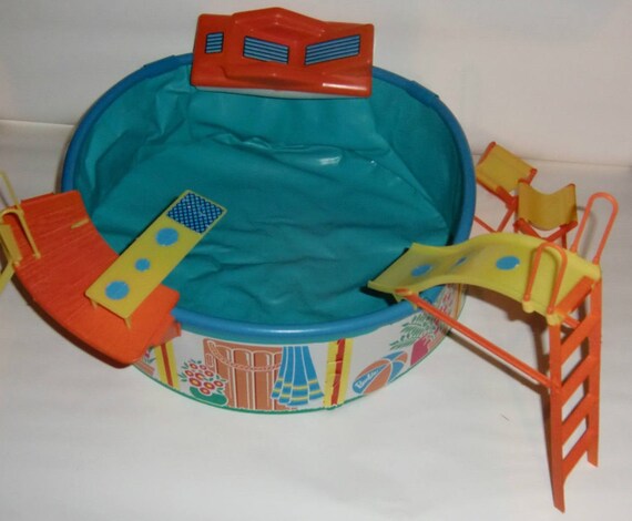 barbie swimming pool set
