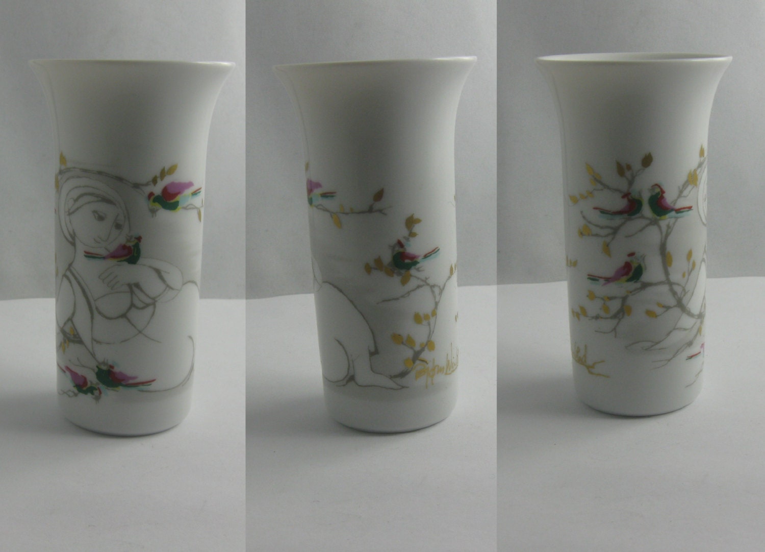 ROSENTHAL studiolinie Germany Porzellan Vase ARUNDO. Design Etsy