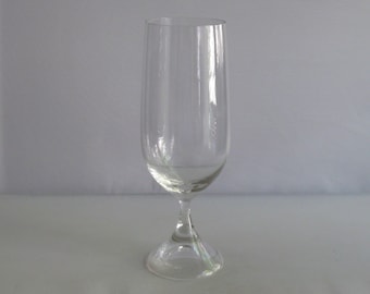 Rosenthal studio-linie >>CLAIRON<< clear. Design: Sigrid Hartmann Reelitz, 1971. Beer glass / beer cuff, height approx. 18 cm. 1970s VINTAGE