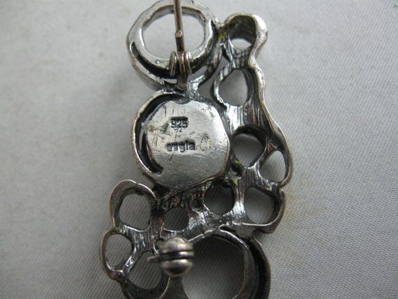 Silver brooch. Original ENGLA designer jewelry. G… - image 3