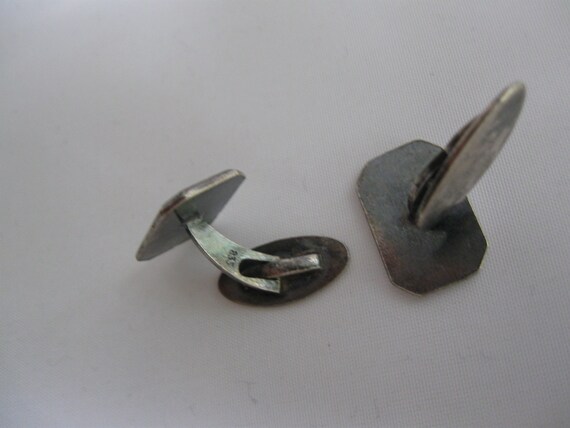 Age old cufflinks. Silver Ag 835. VINTAGE - image 4
