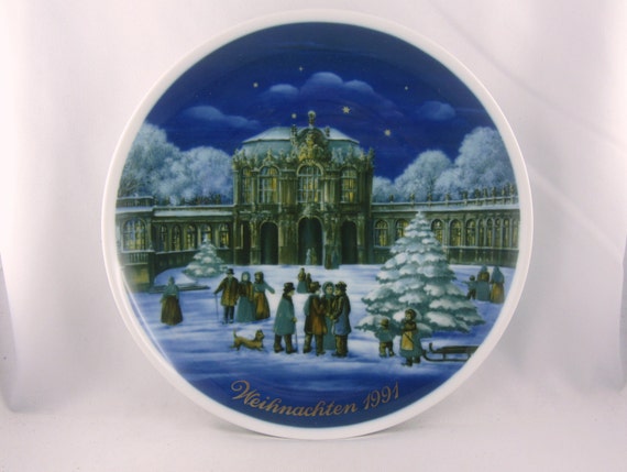 1991. Royal Tettau Germany: Weihnachten 1991. Weihnachtsteller | Etsy