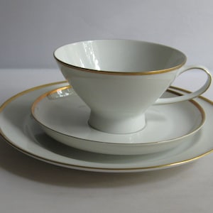 ROSENTHAL (Selb) Germany (HELENA). Sammeltasse. Tea set / coffee set (3-piece). Porcelain collectible. Vintage