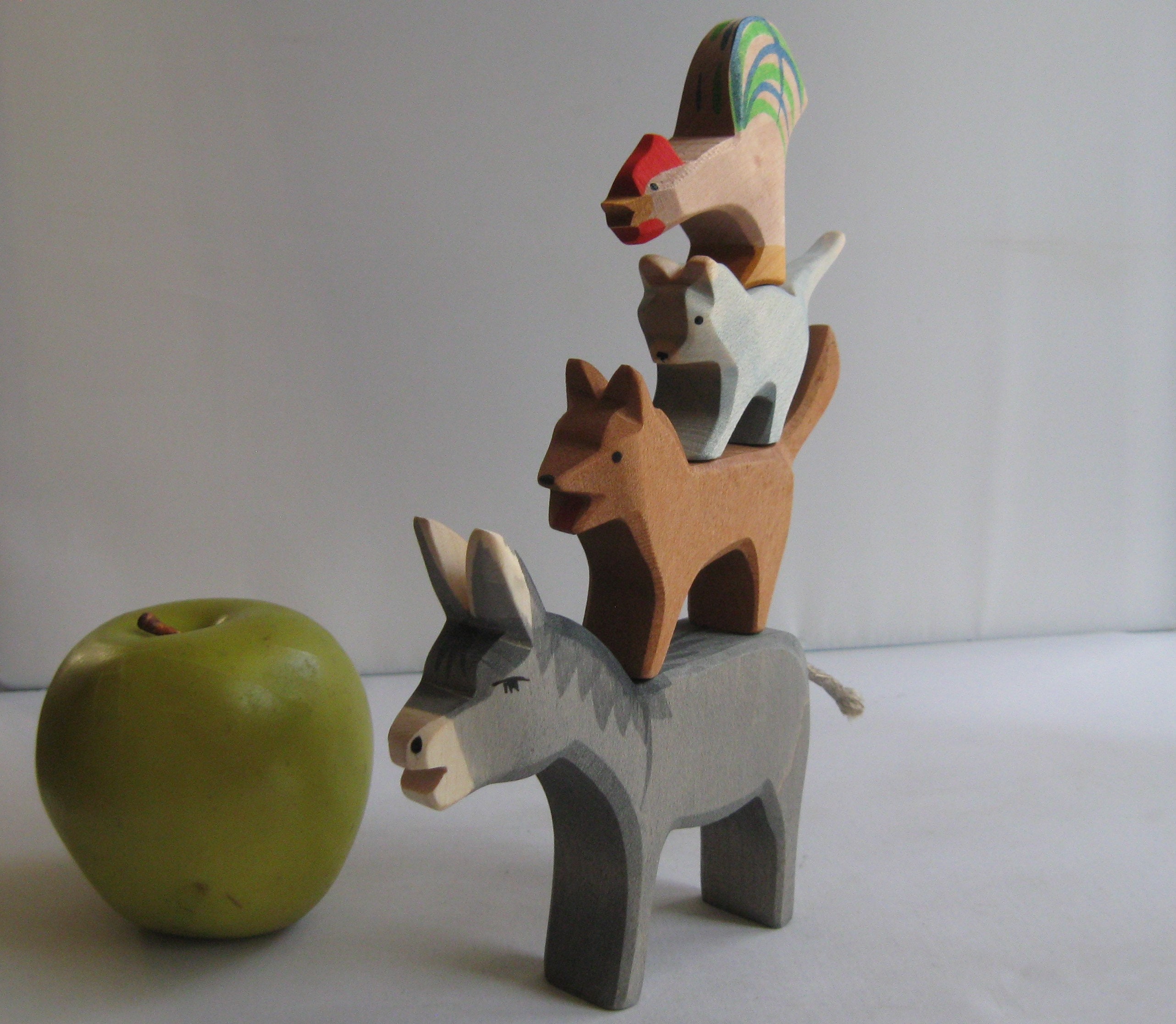 Old Model. Ostheimer Wooden Figures / Wooden Animals. Bremen