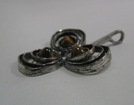 Tiger eye pendant. Original ENGLA designer jewelr… - image 6