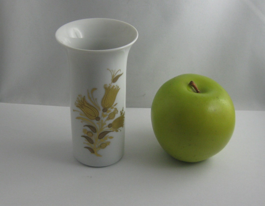 ROSENTHAL Germany. Porcelain Vase ARUNDO. Decor romance Campana