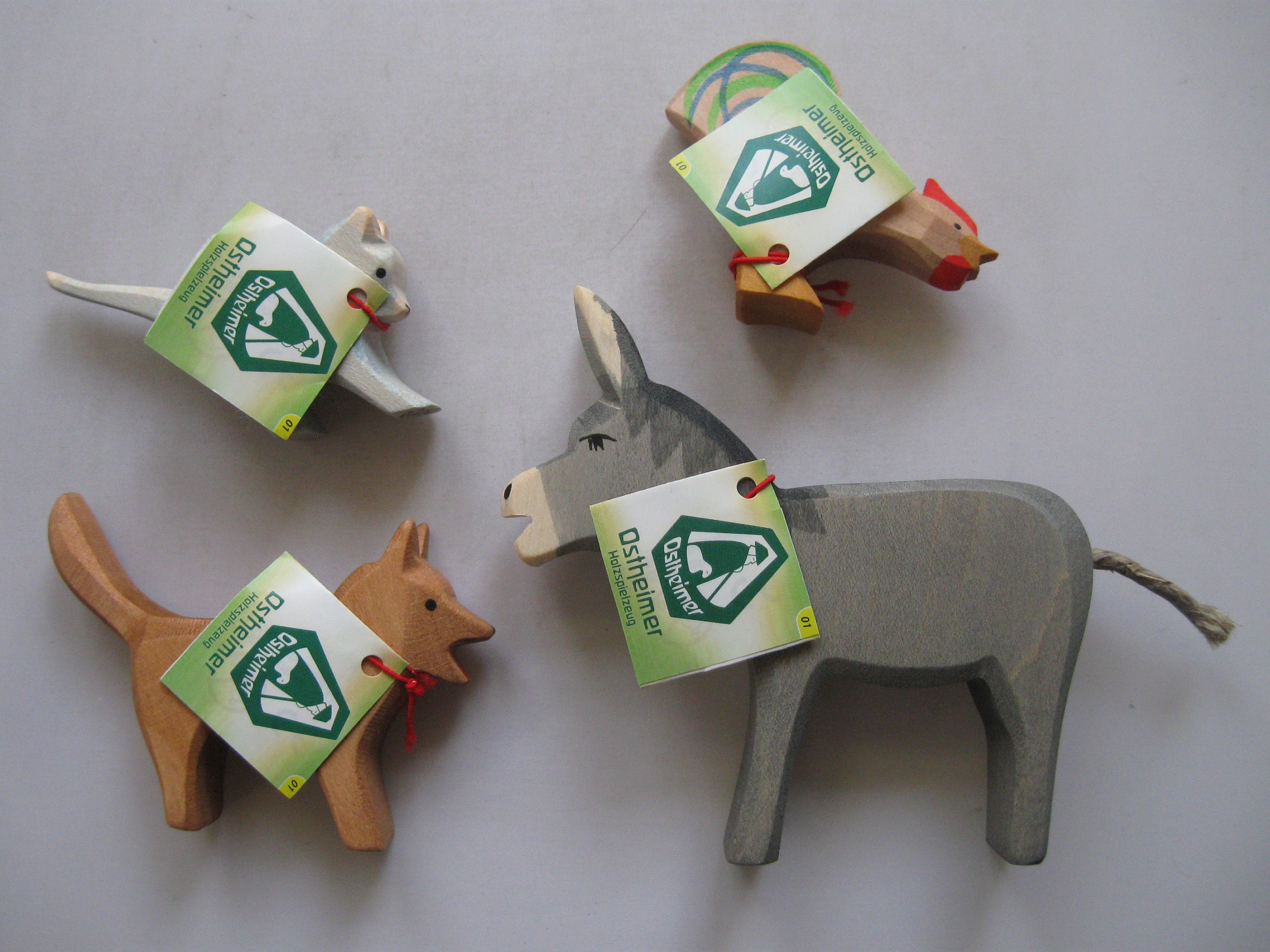 最新最全の Old Model. Ostheimer Wooden Figures / Wooden Animals. Bremen アンティーク雑貨