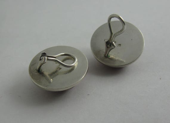 Perfectly beautiful LARGE earclips from sterling … - image 7