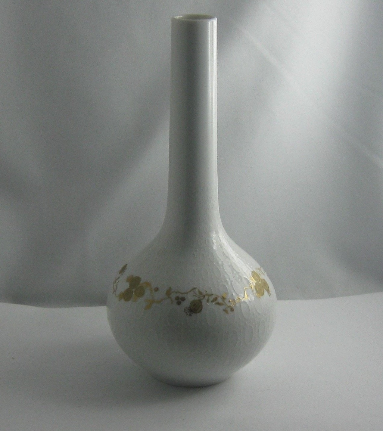 Rosenthal Germany studioline. Flower vase. Romance in gold / Etsy