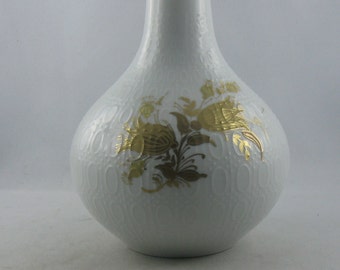 Rosenthal Germany little "bulbous / spherical" vase for single flower. Classic Rose. Romance - Campana. Bjorn Wiinblad. VINTAGE