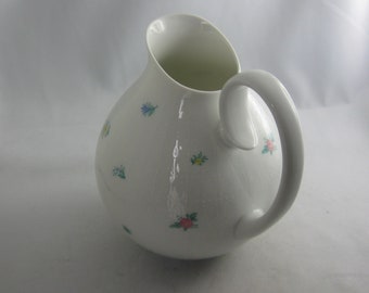 Rosenthal Germany: large jar / juice jug / milk jug. "Colourful Romance". Height approx 17 cm. Approximately 1.2 liters. RARE. VINTAGE