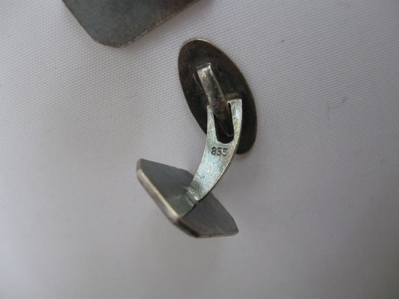 Age old cufflinks. Silver Ag 835. VINTAGE - image 5