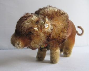シュタイフ★Bison 17cm★バイソン★1960年代ビンテージ★Steiff シュタイフ☆Bison 17cm☆バイソン☆1960年代ビンテージ☆Steiff
