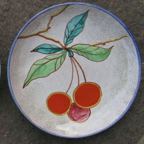 Rosenthal Germany CERAMIC Hand Plate Fruit Decor