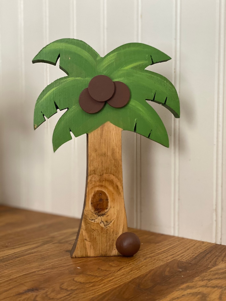 Palm Tree Beach Decor Tropical Decor Summer Tier Tray Etsy