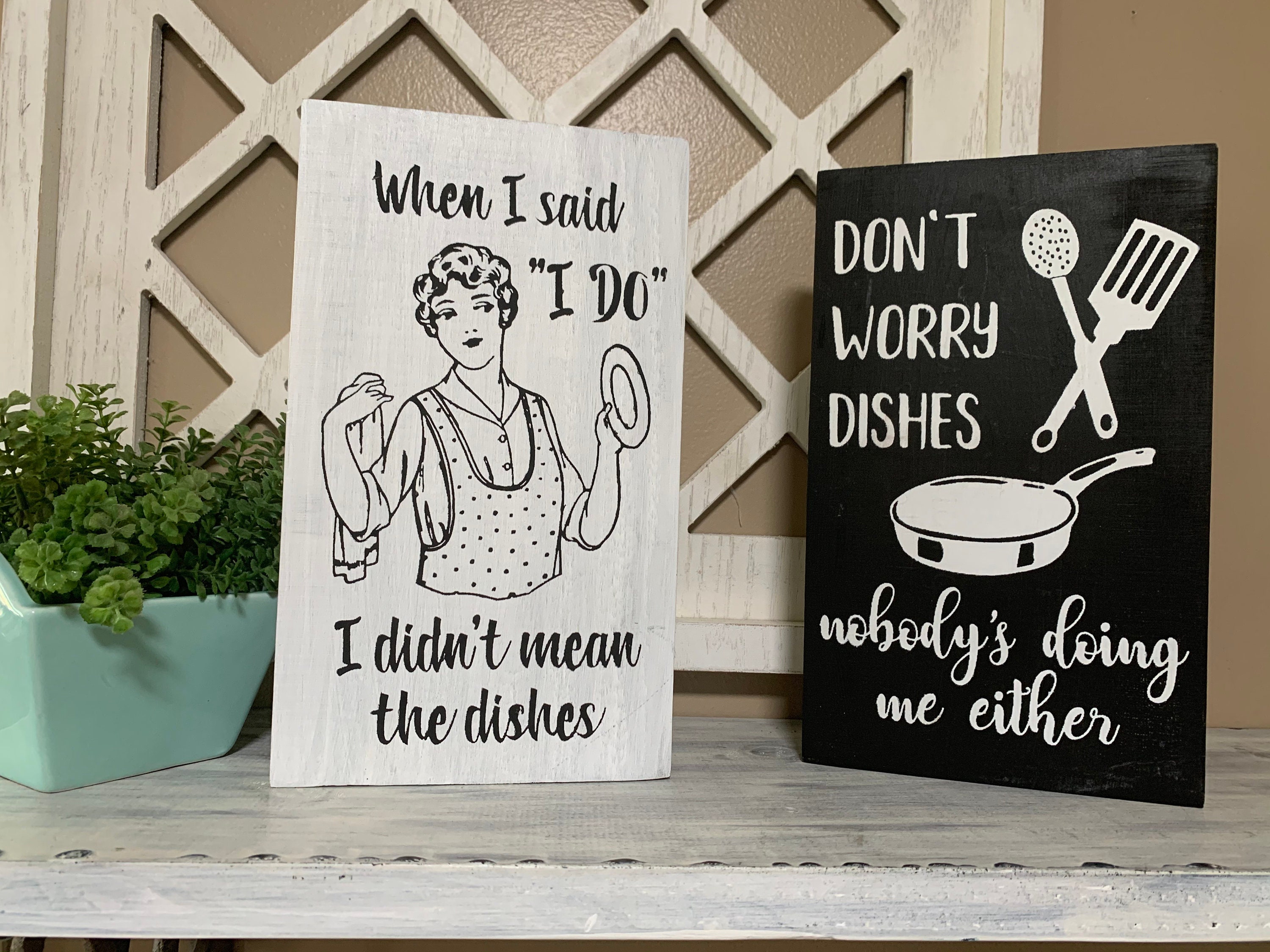 Funny Kitchen signs Farmhouse Kitchen Rustic Farmhouse Etsy