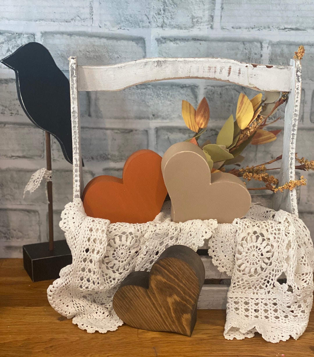 Fall Rustic Heart Fall Heart, Wood Hearts, Chunky Heart, Heart Decor, Fall Decor, Fall ...