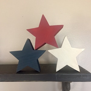 Large Wood Rustic Stars - Patriotic,  Independence Day, 4th of July Stars, Fourth of July, Americana, Farmhouse Decor