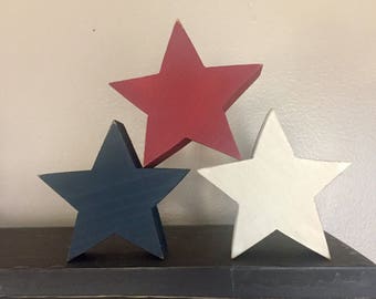 Rustic Wood Star, Patriotic Americana Farmhouse Decor
