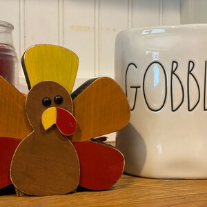 Rustic Wood Turkey Thanksgiving Chunky Turkey, Rustic Turkey, Neutral ...