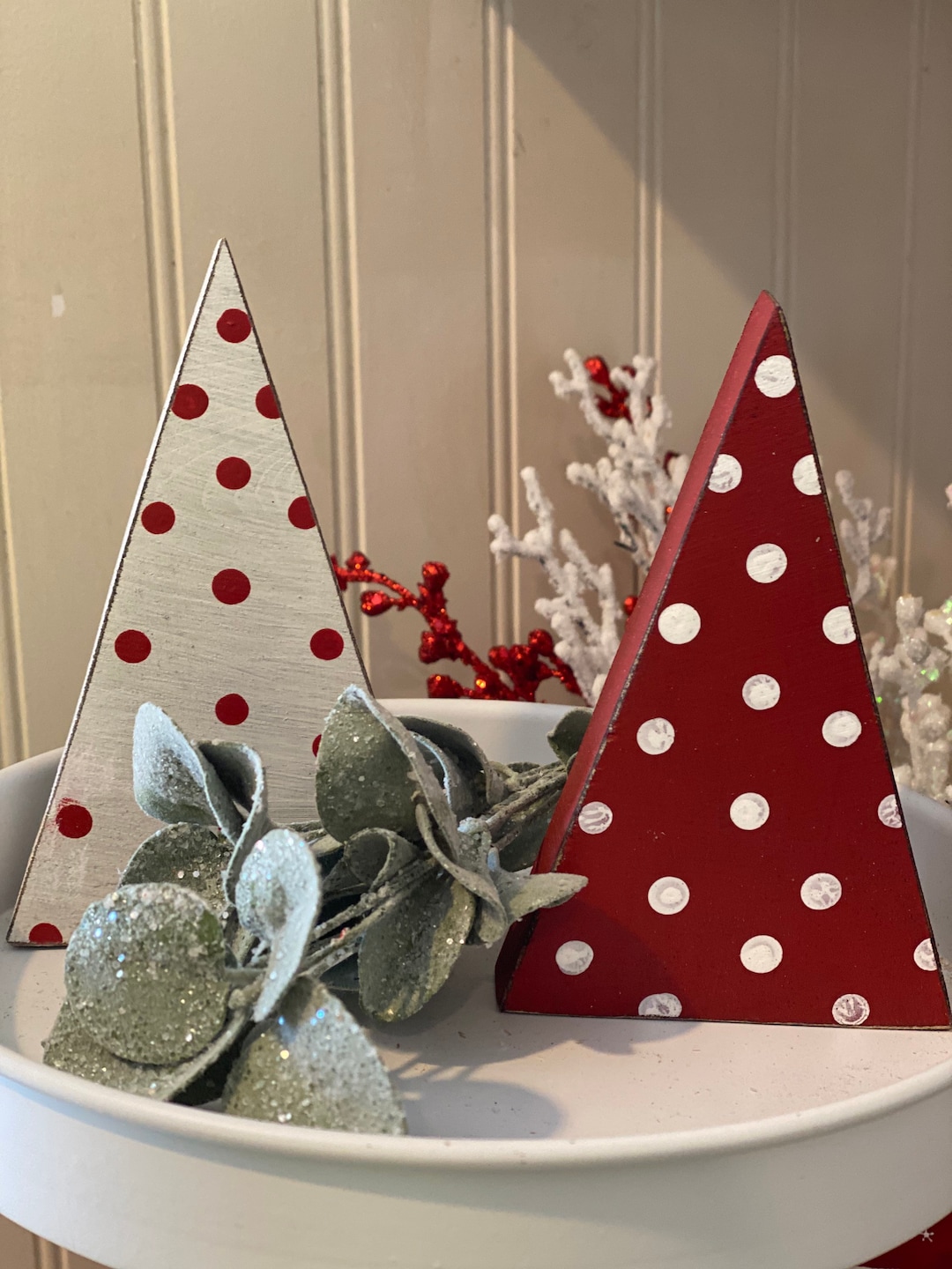 Rustic Skinny Christmas Tree Triangle Wooden Christmas Trees Etsy