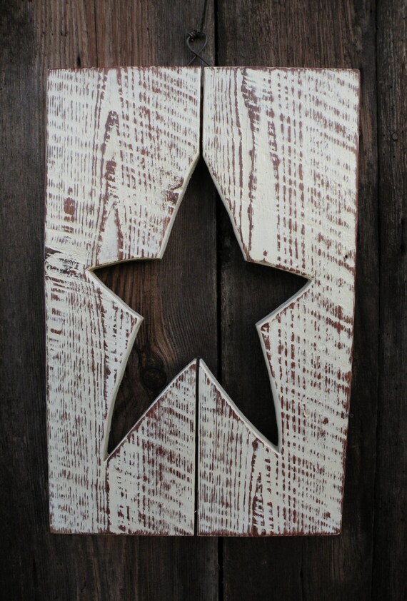 Primitive Star Wall Decor Etsy
