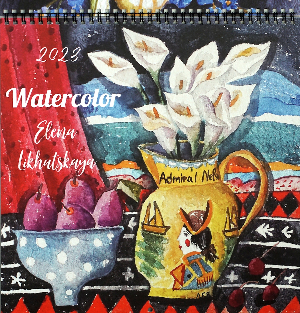 Wall Art Calendar 2023 Floral 2023 Wall Calendar Gift Etsy