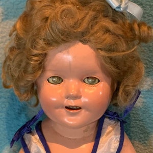 Ideal Shirley Temple 13&quot; Composition Doll ~pretty