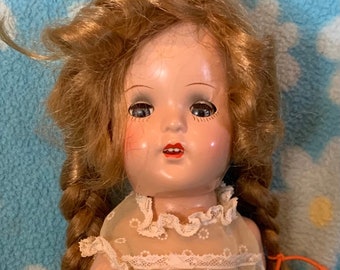 Cute 14" Composition Doll ~ Parts Repair Assemblage Art