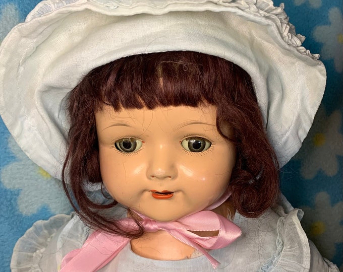 Factory Original Large 27 Effanbee Rosemary Composition Mama Doll Very Pretty Etsy
