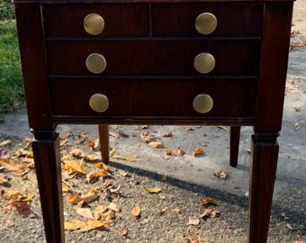 Shipping Not Free Side Table Nightstand ~ Vintage