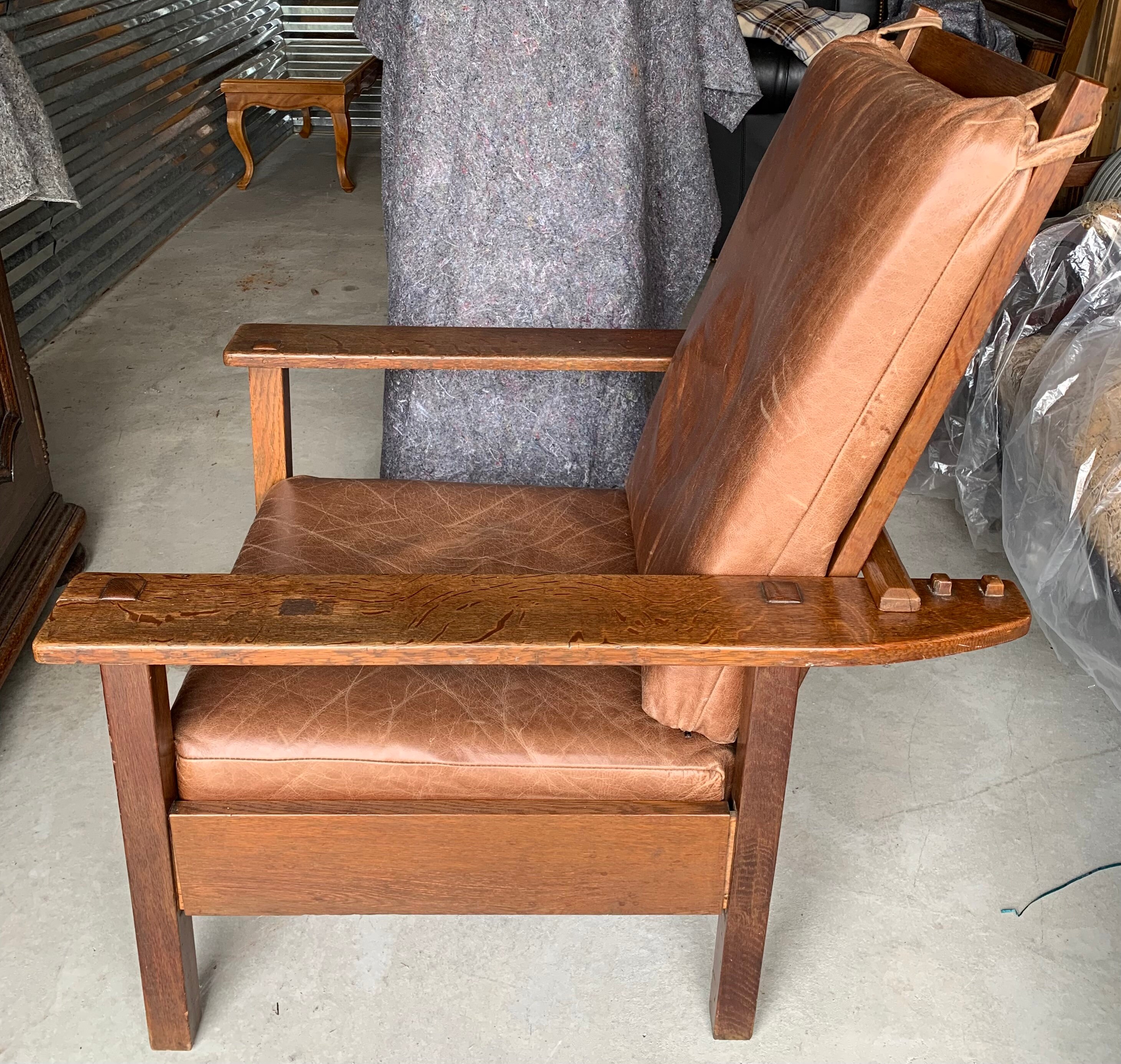 Stickley Furniture Ll Bean Morris Chair QW Amish Houston Reclining