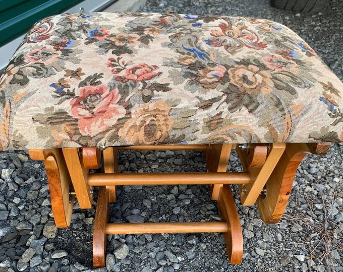 Stool With Rocker Bottom Glider Rocker Ottoman Foot Stool - Etsy