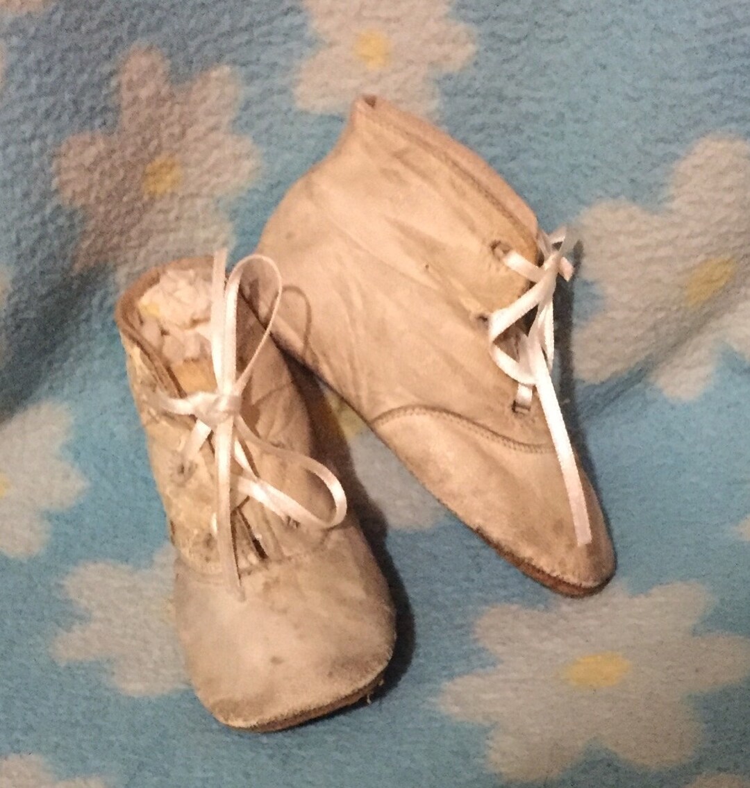 Vintage Childrens Shoes for Larger Composition or Bisque Doll Etsy