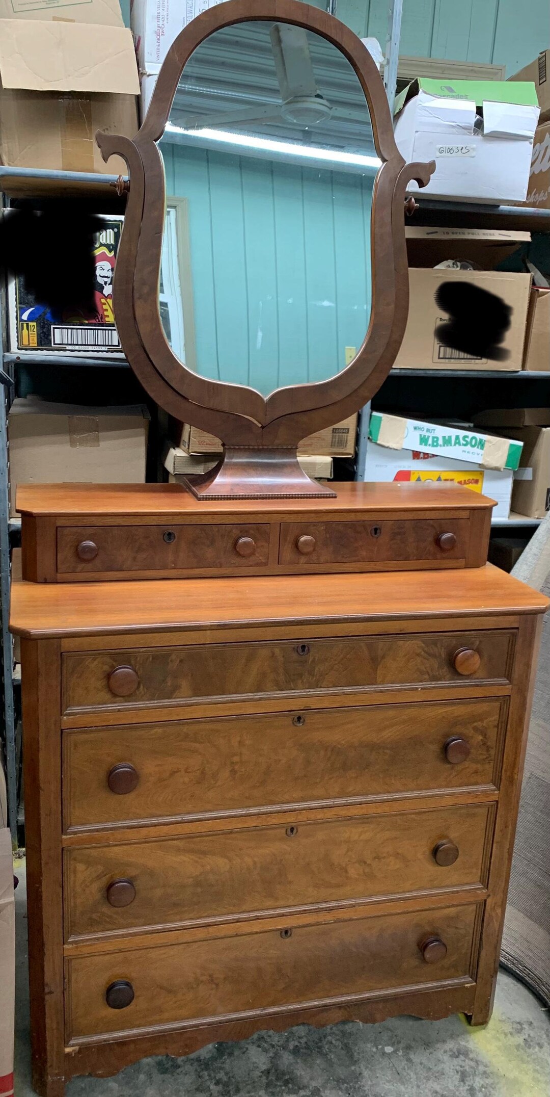 Vintage Bedroom Dresser and Mirror Beautiful Shipping is NOT Free